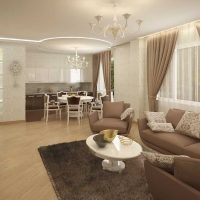 idée d'un intérieur lumineux d'un salon dans une maison privée