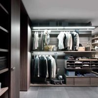 idea of ​​modern design wardrobe room picture