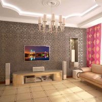 example of an unusual style of a living room 2018 picture