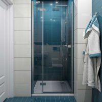 variante du style lumineux de la salle de bain image de 3 m2