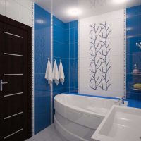 the idea of a beautiful bathroom design 4 sq.m picture