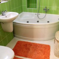 version de la salle de bain moderne design de 3 m² photo