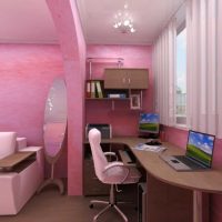 idea of a bright bedroom interior for a girl in a modern photo style