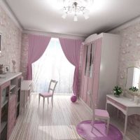 idea of a bright bedroom style for a girl in a modern style picture