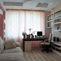 option of a light decor of a small room photo