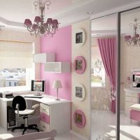 the idea of a bright bedroom design for a girl in a modern style picture