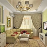 the idea of a bright style bedroom 18 sq.m.picture
