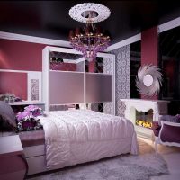 idea of a beautiful bedroom decor for a girl in a modern photo style