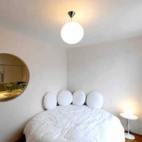 the idea of a beautiful bedroom decor of 18 sq.m. a photo
