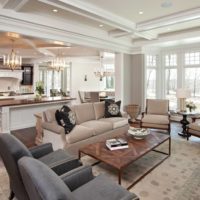 conception de salon dans la maison