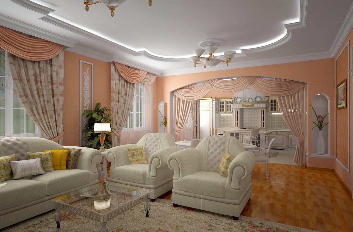 salon avec coin repas