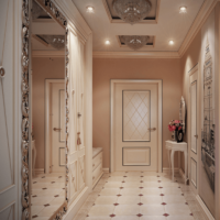 disposition du long couloir