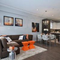 combinant salon avec cuisine