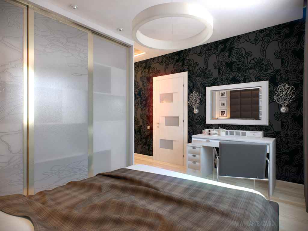 the idea of a bright room interior of 12 sq.m