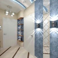 version of the beautiful style of the hallway in a private house photo