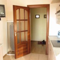 the idea of a beautiful style of kitchen 7 sq.m photo