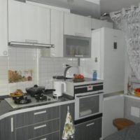 kitchen interior in bright colors