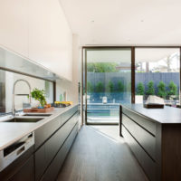 comfortable wenge kitchen