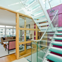 escalier dans une maison privée