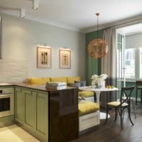 l'idée d'un décor de salon insolite 15 m² photo