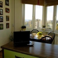 the idea of ​​an unusual design of the kitchen 12 sq.m photo