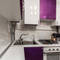 idea of an unusual style of kitchen with a gas water heater photo