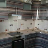 the idea of ​​a bright kitchen design of 10 sq.m. n series 44 picture