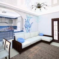 idée d'un style insolite d'un salon photo 15 m²