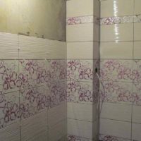 idea of ​​a beautiful style of laying tiles in the bathroom picture