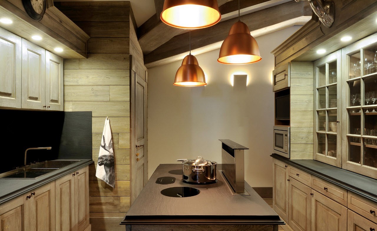 mis dans la cuisine de pays