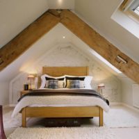attic in a private house design ideas