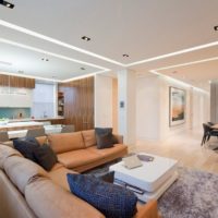 idées de design de plafond de salon