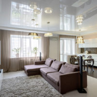 plafond à l'intérieur des idées de salon