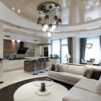 plafond dans le salon suspendu idées photo