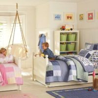 kids room for boy and girl design photo