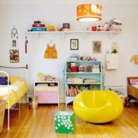 children's room for heterosexual children photo design