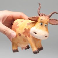 DIY papier mache toy bug