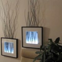 idea of a light craft for the interior of an apartment photo