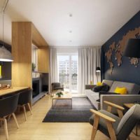 exemple d'une image de conception de style salle à manger légère