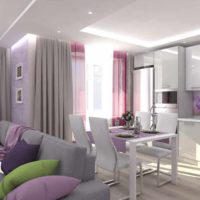 Un exemple de photo de design d'intérieur de cuisine lumineuse