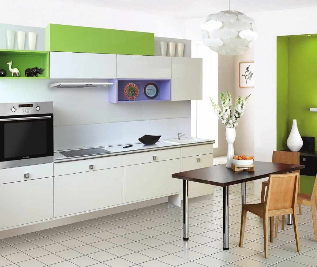 variante d'un beau projet d'aménagement de salle à manger