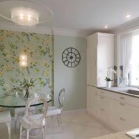 variante d'une photo de projet de style cuisine lumineux