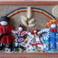 The idea of a bright craft for the decor of the apartment photo