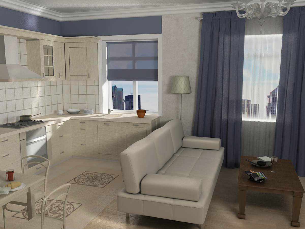 variante du design intérieur d'une salle à manger lumineuse