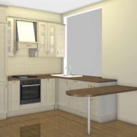 version d'une image de projet de conception de salle à manger insolite