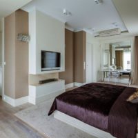 Bedroom for a young man in a modern style