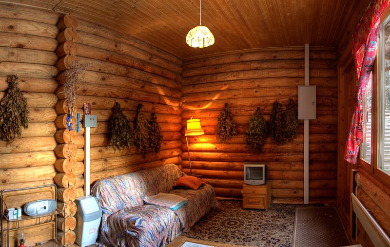 Harmonious interior of the bath room