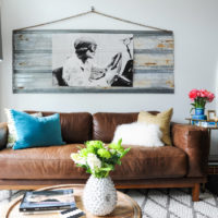 Fresh flowers in a vase on a table in the living room