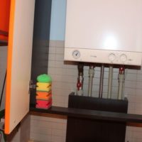 Case for a double-circuit gas boiler