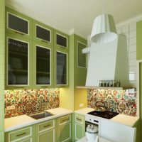 Jeu de direction vert avec des touches de verre noir